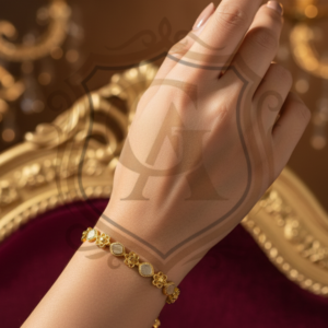 Royal Blossom Gold Wristwear