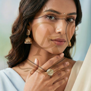 Regal Filigree Floral Gold Ring